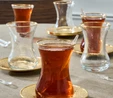 Karaca Ada 6 Kişilik 18 Parça Çay Seti Gold