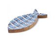 Karaca Mango Marin Fish Servislik Mavi 30x14x2,5 cm