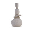 Karaca Alba Taş Şamdan Bej 9,6x6x19,5 cm