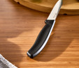 Dr. Inox Tırtıklı Sebze Bıcağı Siyah 21 cm