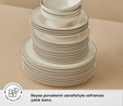 Karaca Elegance Bone Alba 53 Parça 12 Kişilik Yemek Takımı