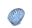 Karaca Marine Denız Kabuğu Cam Vazo Mavi 18x10,5x24 cm