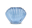 Karaca Marine Denız Kabuğu Cam Vazo Mavi 18x10,5x24 cm