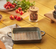 Karaca Culina Reaktif Fırın Kabı Gri 26 cm