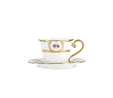 Karaca Royal Bone Elizabeth 6 Kişilik Kahve Fincan Takımı 90 Ml