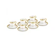 Karaca Royal Bone Victoria 6 Kişilik Kahve Fincanı 90 Ml