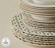 Karaca Forever Bone Almond Tropez 24 Parça 6 Kişilik Yemek Takımı