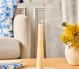 Karaca Striped Konik Mum Bej