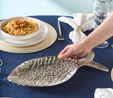 Karaca Marin Fish Dekoratif Tabak 19,75 x 40 cm