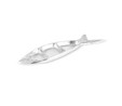 Karaca Marin Fish 3'lü Çerezlik 10 x 36,25 cm