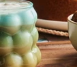 Karaca Buble Latte Bardağı 390 ml Yeşil