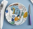 Karaca Feliz 6 Parça Porselen Pasta Seti 19 cm