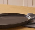 Karaca Massimo Antrasit Kayık Tabak 23 cm