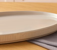 Karaca Massimo Kayık Tabak Krem 31 cm