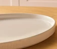 Karaca Massimo Kayık Tabak Krem 35 cm