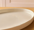 Karaca Massimo Kayık Tabak Krem 35 cm