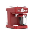 Karaca Vintage Craft Süt Hazneli Espresso, Latte ve Capuccino Makinesi Red