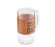 Karaca King Deri Kılıflı Bira Bardağı 500 ml Şeffaf