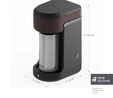Karaca Mono Black Filtre Kahve Makinesi Walnut Brown