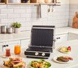 Karaca Nova Grill 6 Dilim Kapasiteli Inox Gövdeli Zaman Ayarlı Izgara ve Tost Makinesi 2000W