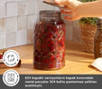 Karaca Storica Cam Kavanoz 2260 ml