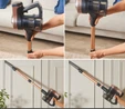 Karaca Vantuz Power Up Telescopic Uzunluğu Ayarlanabilir Dikey Süpürge Rosegold