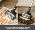 Karaca Vantuz Power Up Telescopic Uzunluğu Ayarlanabilir Dikey Süpürge Rosegold