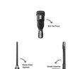Karaca Vantuz Power Up Telescopic Uzunluğu Ayarlanabilir Dikey Süpürge Rosegold