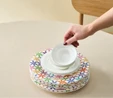 Karaca Fine Pearl Confetti 26 Parça 6 Kişilik Kahvaltı Takımı Gold