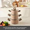 Karaca Biogranit Alice 6 Parça Midi Set