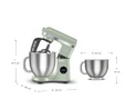 Karaca Mastermaid Chef Ultra D2000W Dijital Ekranlı Hamur Yoğurma Makinesi Cabbage Green 7L