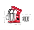 Karaca Mastermaid Chef Ultra D2000W Dijital Ekranlı Hamur Yoğurma Makinesi Imperial Red 7L 