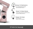 Karaca Mastermaid Chef Ultra D2000W Dijital Ekranlı Hamur Yoğurma Makinesi Rosegold 7L