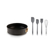 Karaca Black Gold and Pastry 5 Parça Kek Kalıbı ve Pasta Hazırlık Seti