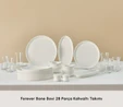 Karaca Forever Bone Bovi 28 Parça 6 Kişilik Kahvaltı Takımı