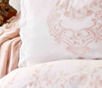 Karaca Home Quatre Royal Saten Pudra 9 Parça Pike Battaniyeli Duet Set