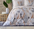 Karaca Home Arles Mavi Saten King Size Nevresim Takımı Fitted