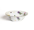 Bitossi Home Fabula Bird Floral Porselen Salata Kasesi 26 cm Mavi