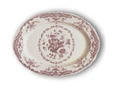 Bitossi Home Rose Violet Floral Oval Tabak 30,5 cm