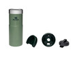 Stanley NeverLeak Travel Mug Hammertone Green 0.47 Litre