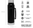 Stanley Legendary Classıc Bottle 1,0 L Matte Black