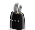 Smeg Retro Standlı Bıçak Seti Siyah Kbsf02bl 
