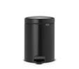 BRABANTIA 001-01- NEWICON MATT BLACK PEDALLI ÇÖP KUTUSU 3L