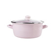Emsan Pastel Emaye Kızartma Tenceresi Pembe 24 cm