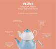 Emsan Celine Midi Emaye Baby Blue Çaydanlık Takımı