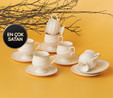 Emsan Saray 6 Kişilik Kahve Fincan Takımı 90 ml