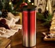 Emsan New Year Flask Termos Red 400 ml