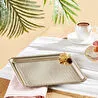 Emsan Leafy Kare Tepsi Platin