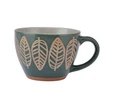 Emsan Greeny Stoneware Kupa 350 ml Yeşil