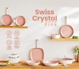 Emsan Swiss Crystal Sahan Pembe 20 cm